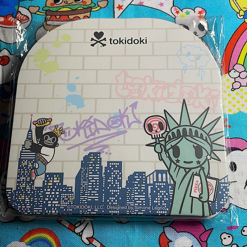 Tokidoki NYC collection sticky notes